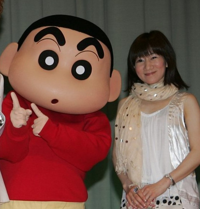 初代クレヨンしんちゃんの声優である矢島晶子さんの画像